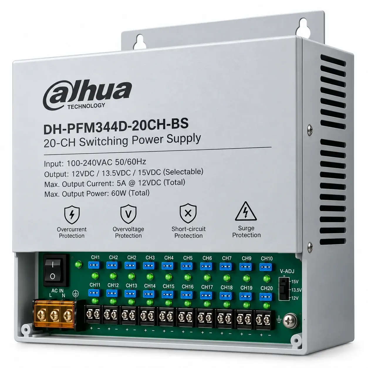 Dahua DH-PFM344D-20CH-BS 20-channel switching power supply