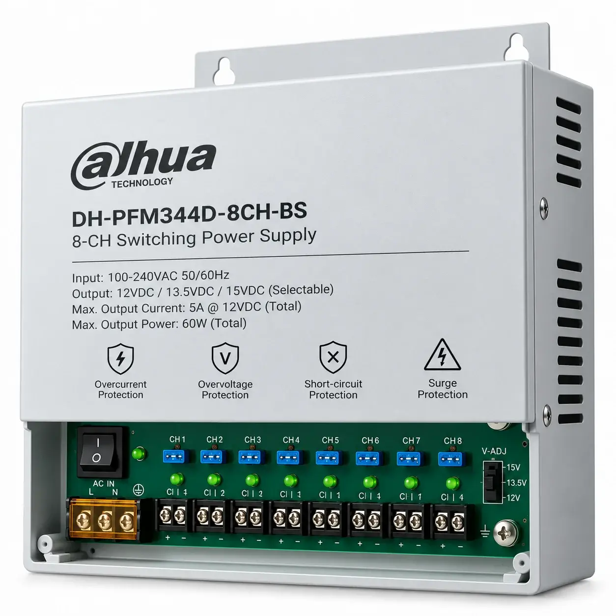 Dahua DH-PFM344D-8CH-BS 8-channel switching power supply
