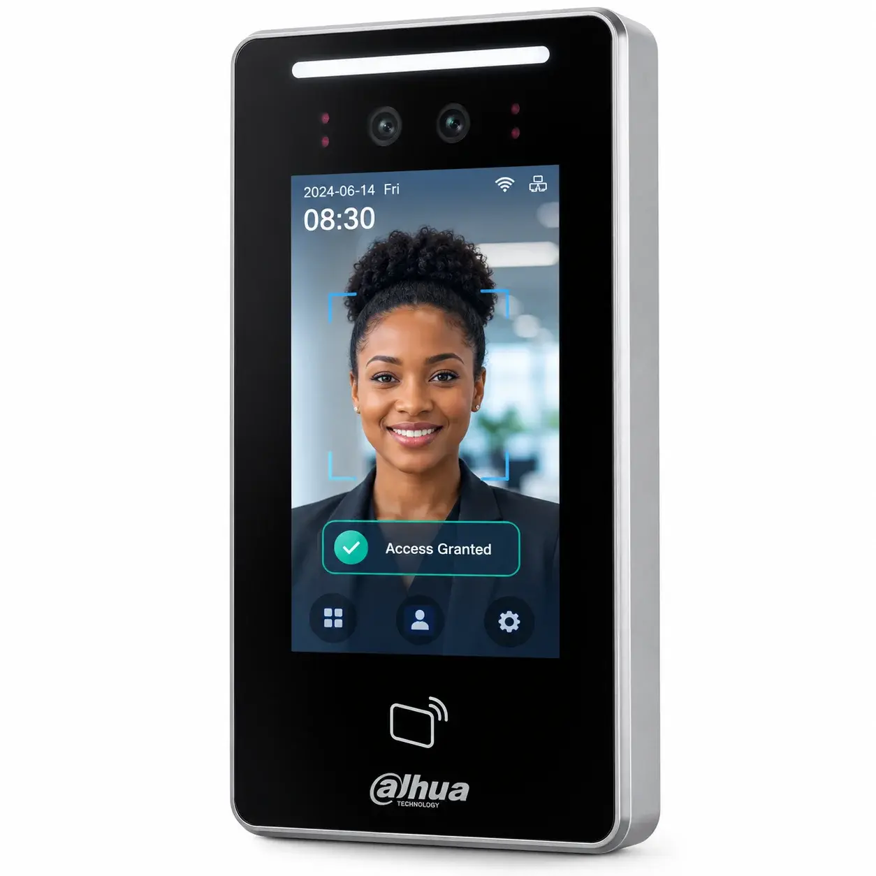 Dahua face recognition access control terminal with touchscreen