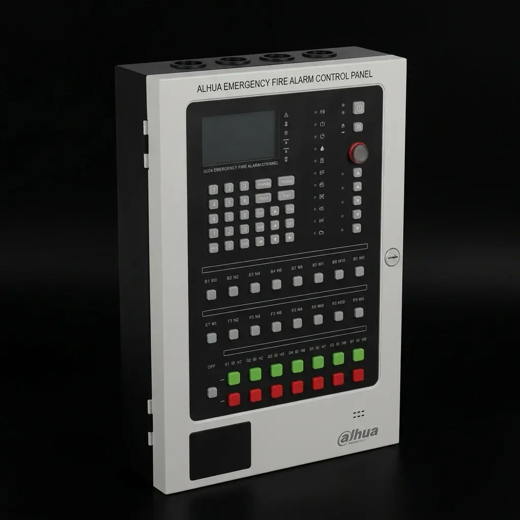 Dahua fire alarm control panel with display and keypad