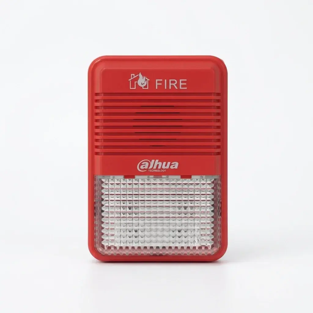 Dahua red fire alarm sounder strobe