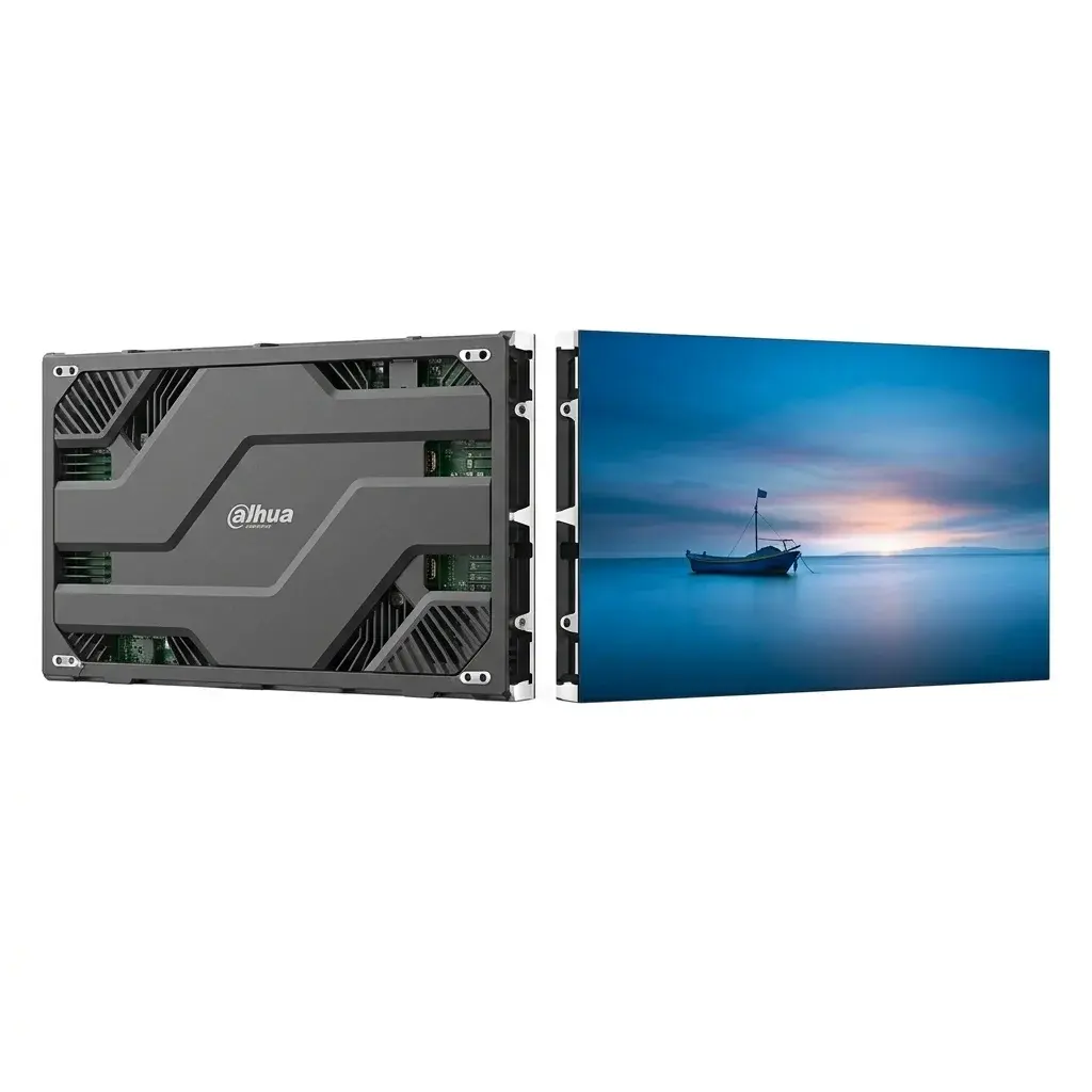 Dahua indoor LED display cabinet, front and back