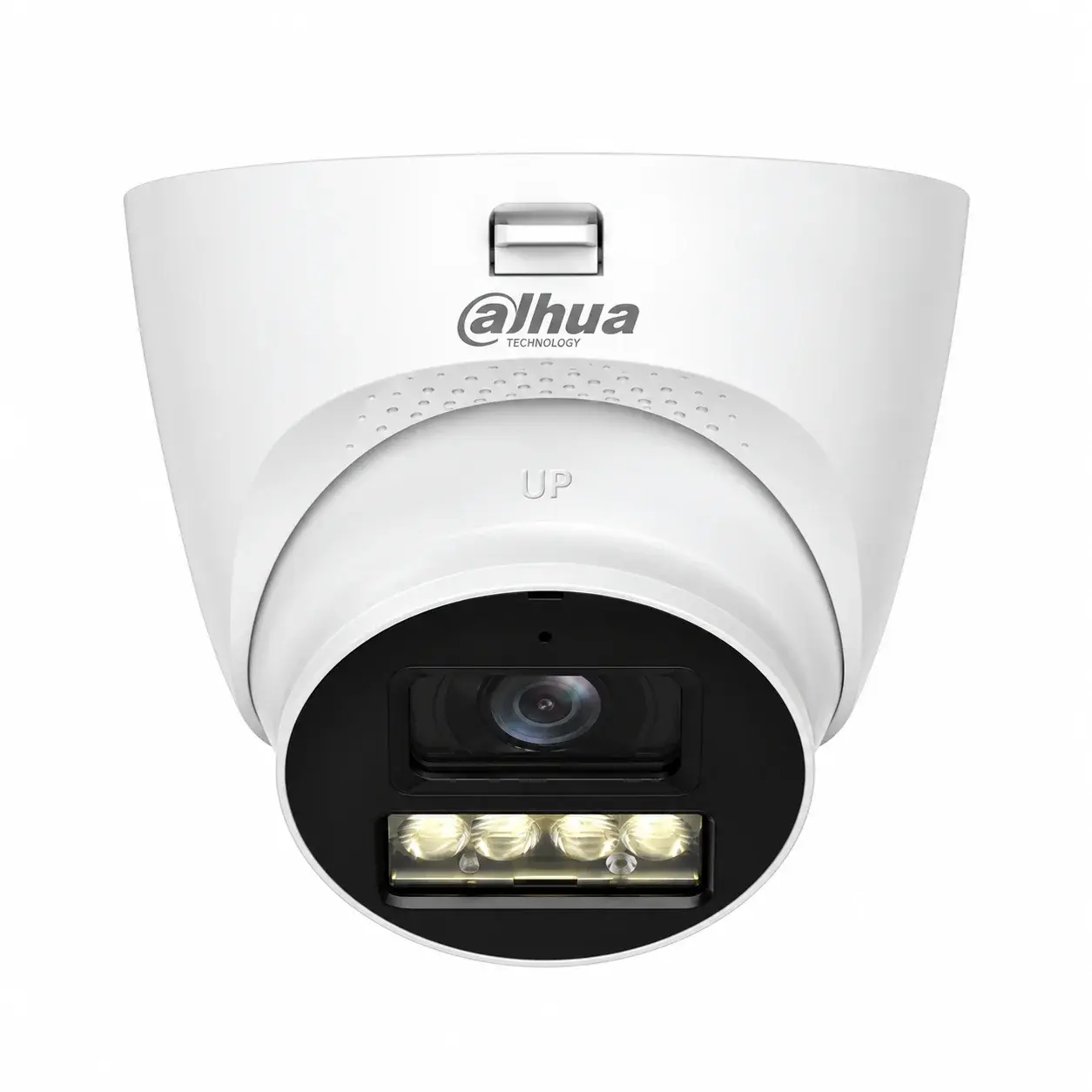 Dahua turret camera with four-LED illuminator strip