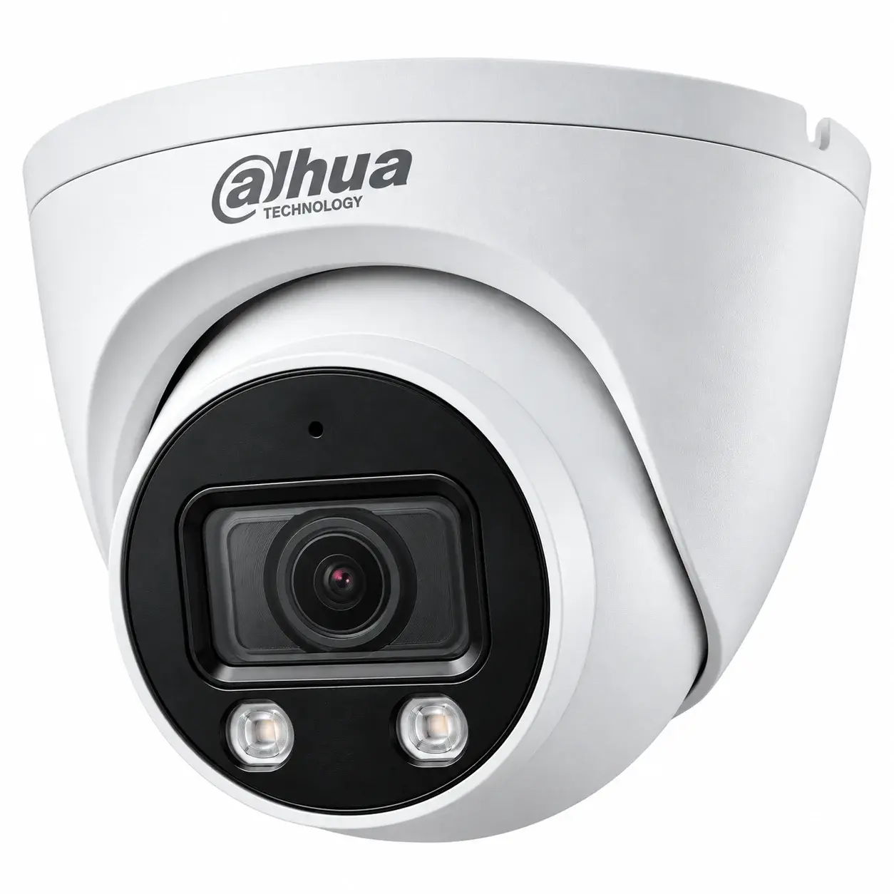Dahua white turret camera with twin illuminators
